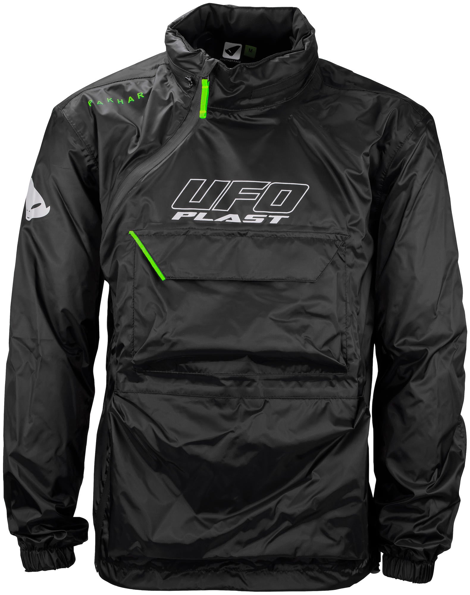 Ufo plast rain jacket ufo black gr. m