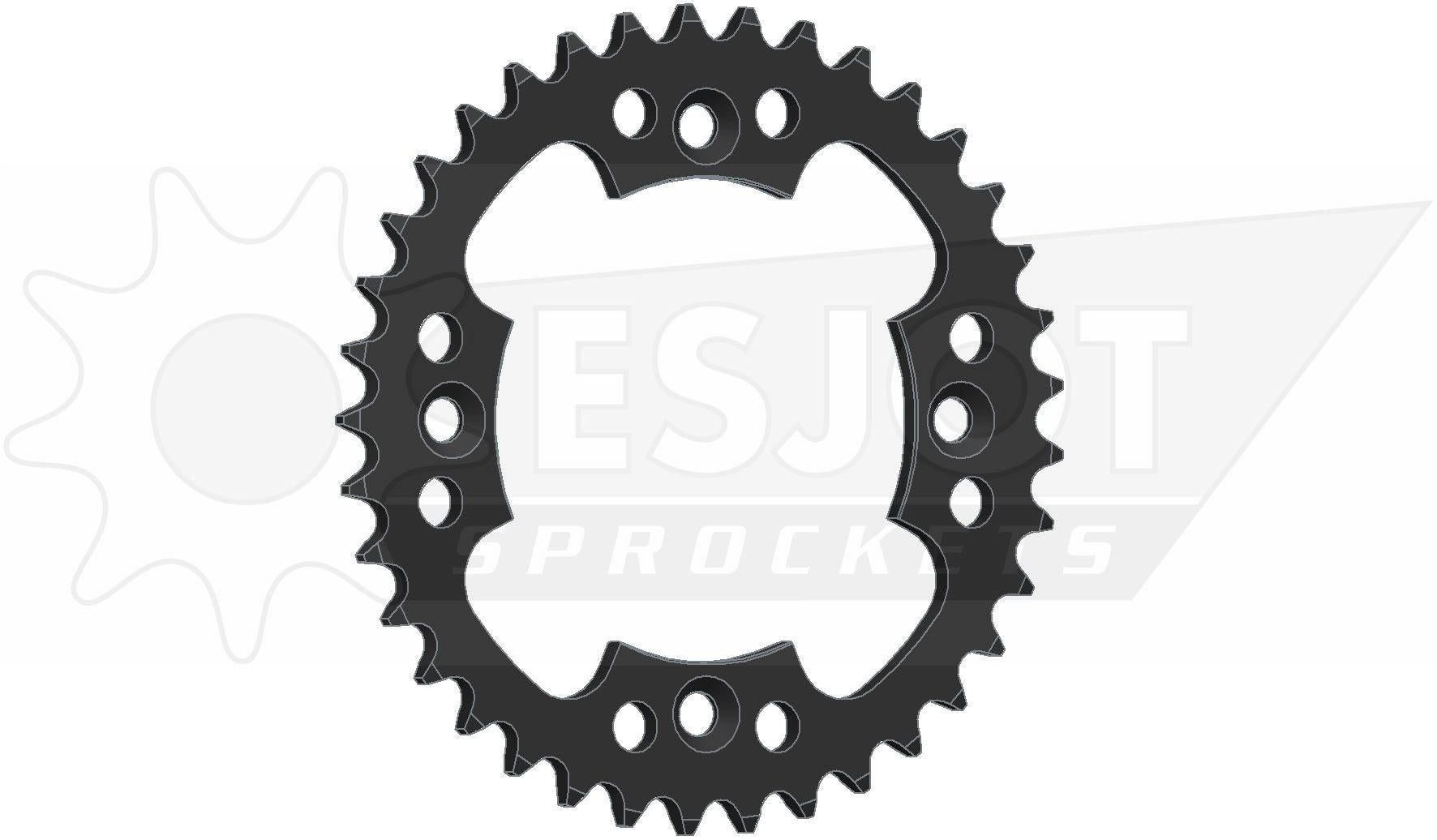 Esjot chain wheel 520 36z steel black