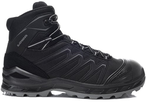 Lowa veiligheidsschoenen lowa werkschoen larrox work gtx mid 5480 s3 | zwart grijs | maat 41 - 4063606292664