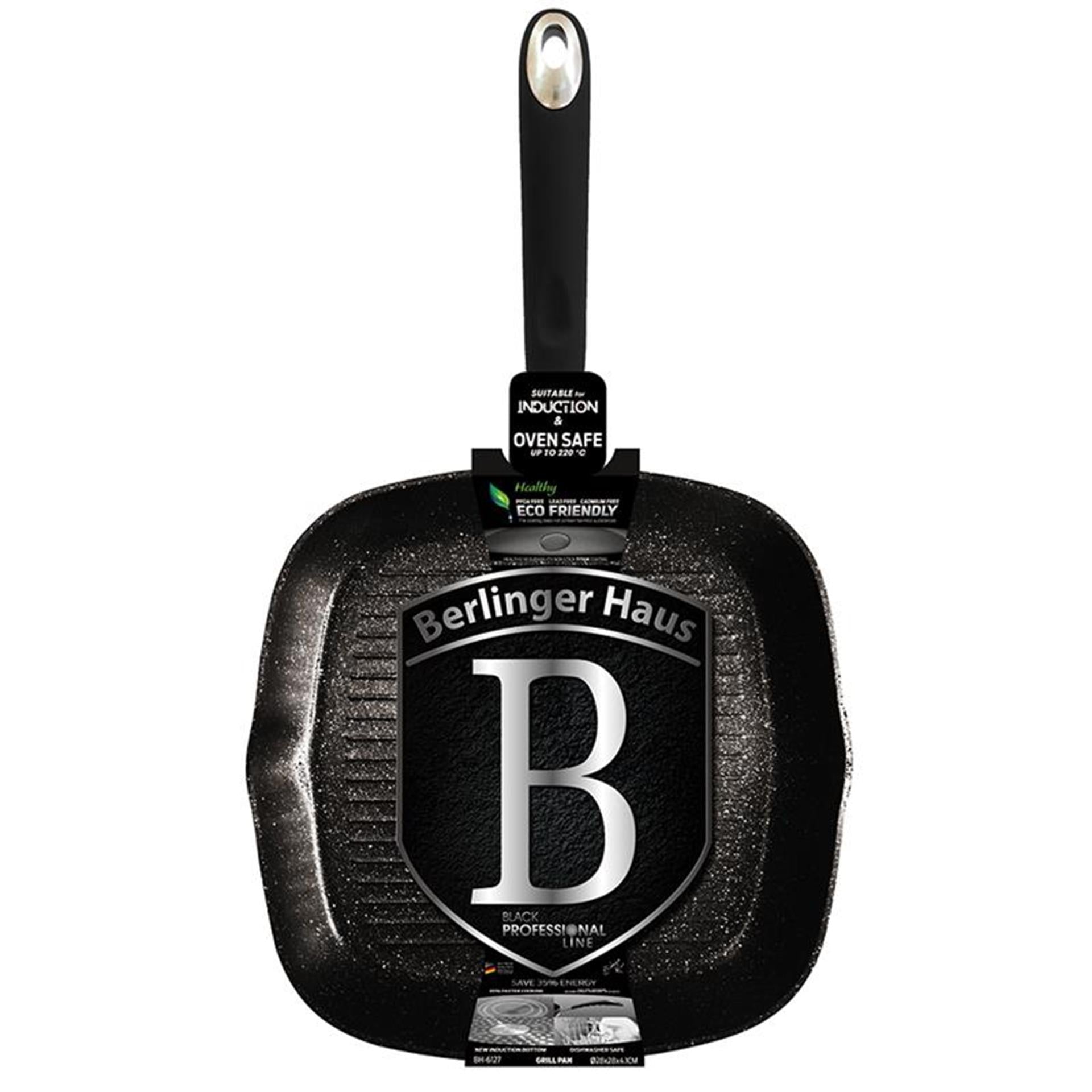 Berlingerhaus grillpan 28cm black