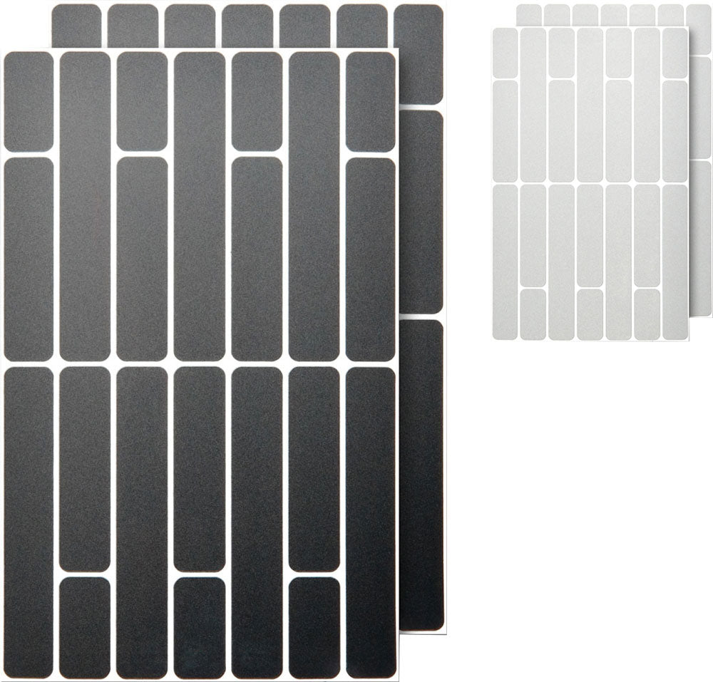 Luxshield reflex sticker stripes | silver