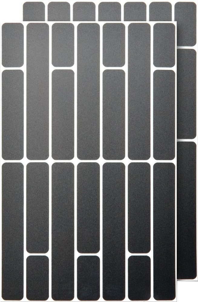 Luxshield reflex sticker stripes | silver