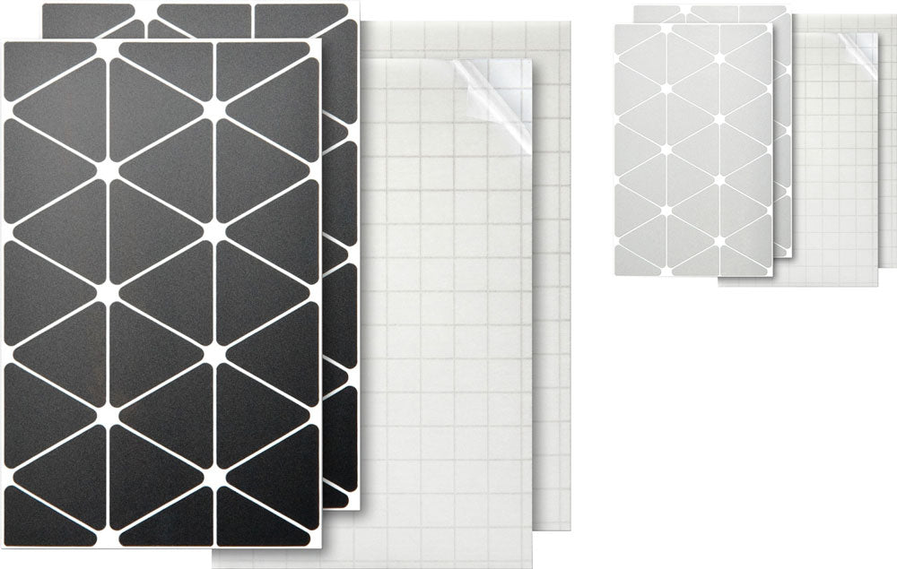 Luxshield reflective sticker triangles | black
