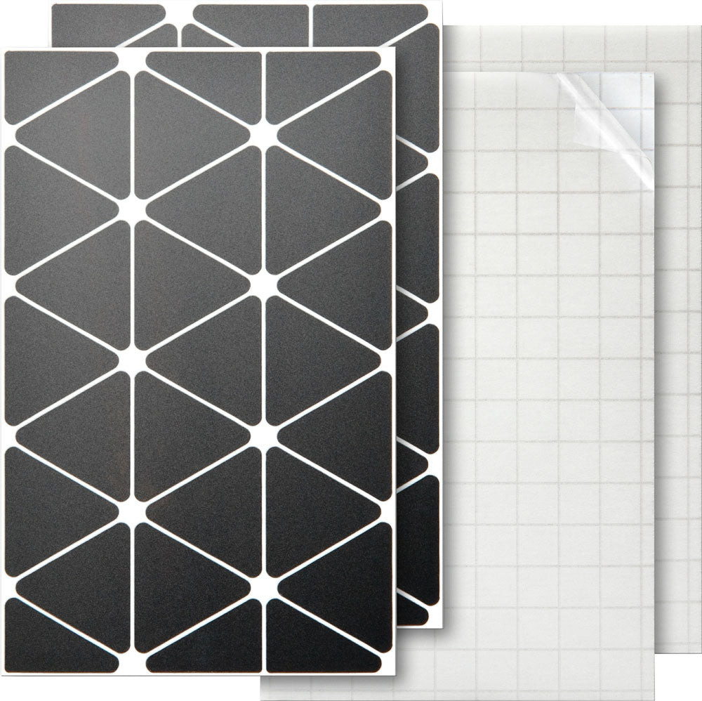 Luxshield reflective sticker triangles | black