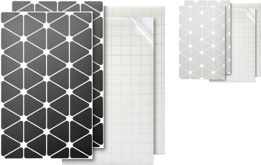 Luxshield reflective sticker triangles | silver