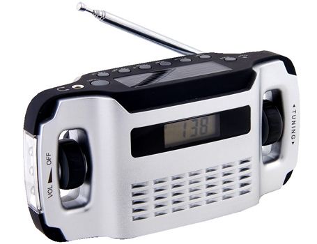 Powerplus radio lynx - opwindbaar + zaklamp