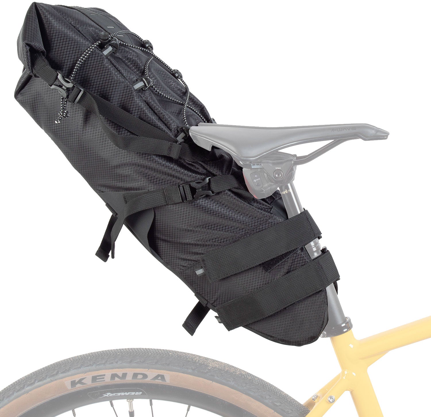 M-wave rough ride saddle l black series saddle bag
