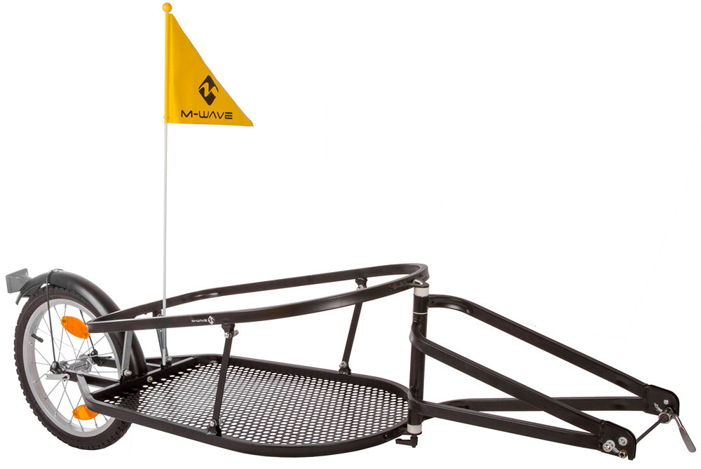 M-wave single 40 single-track baggage bicycle trailer without bag