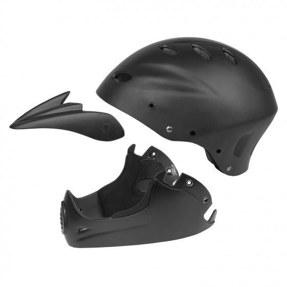 casque de vélo Downhill unisexe ABS noir mat taille 58-61 cm L