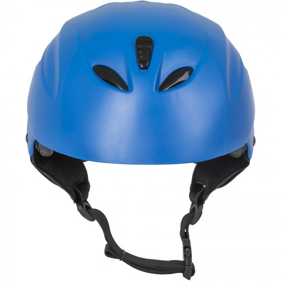 skihelm ABS matblauw maat 55-58 cm