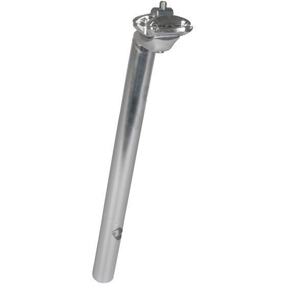 Zadelpen groot 27,2 x 350 mm aluminium matzilver