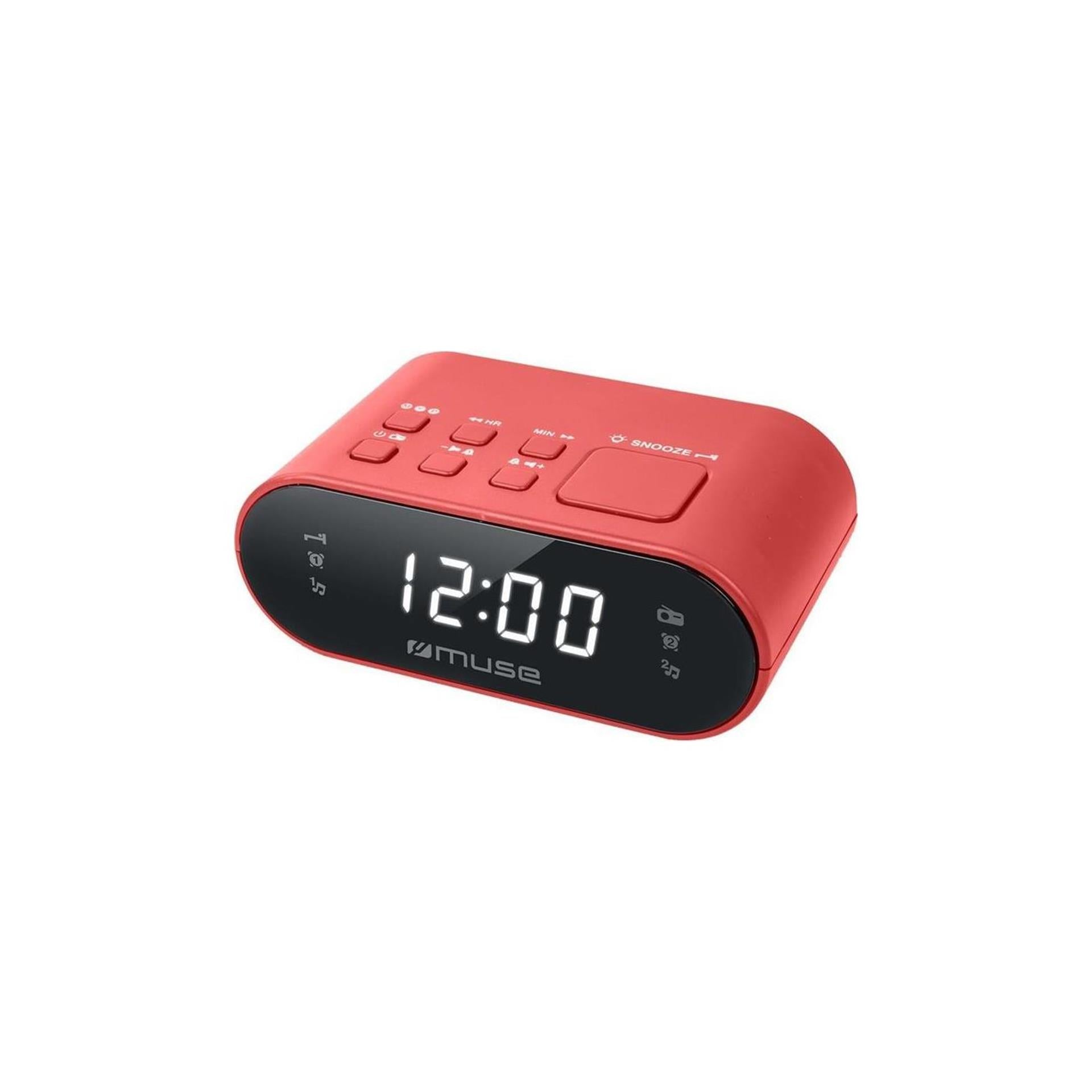 Muse fm wekkerradio, rood