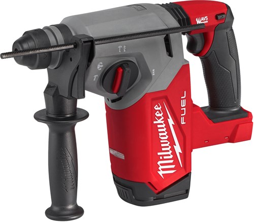 Milwaukee m18 fh-0 fuel | 4-standen | sds-plus boorhamer | 26 mm | zonder accu en lader - 4933478499