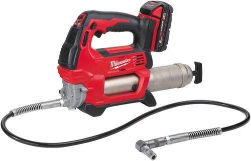 Milwaukee m18 gg-201c | accu vetspuit (1x 2.0ah accu + lader in koffer) - 4933440490