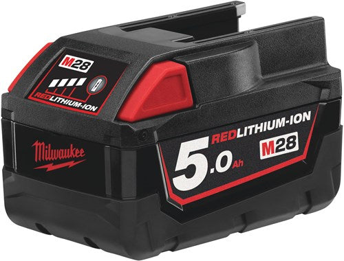 Milwaukee m28 b5 accu (28 v 5.0 ah li-ion) - 4932430484