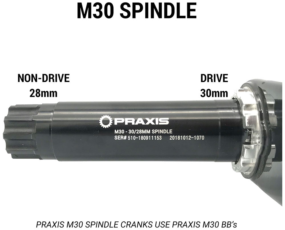Praxis Trapas adapter M30 Race MTB 68-73mm