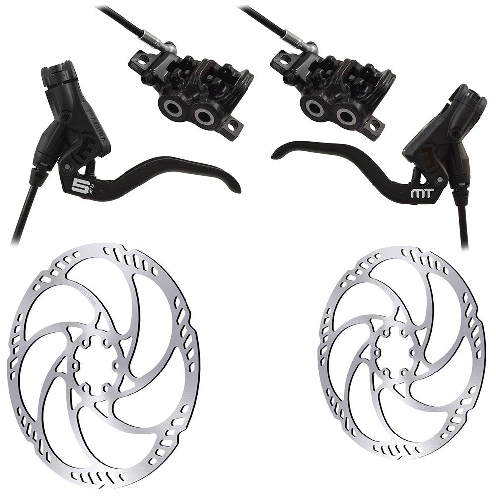 Magura mt5 disc brake set + storm hc | 180 mm 180 mm