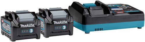 Makita 191j97-1 | startset xgt | dc40ra 2xbl4040 | 40v | oplader dc18ra | mbox - 191j97-1
