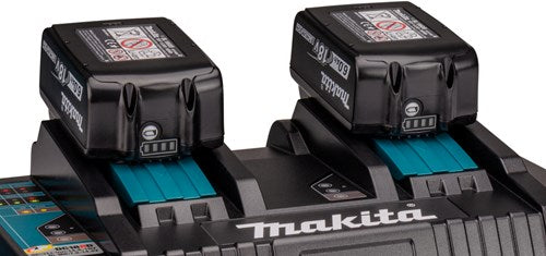 Makita accessoires 18v li-ion accu starterset 198091-4 (4x bl1860b 6.0ah) + duolader dc18rd in mbox - 198091-4