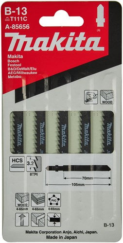 Makita accessoires makita decoupeerzaagblad b13 hout en kunststof
