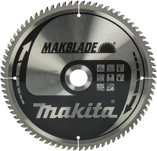 Makita accessoires afkortzaagblad | hout | 260x30x2,3 80t 5g - b-32845