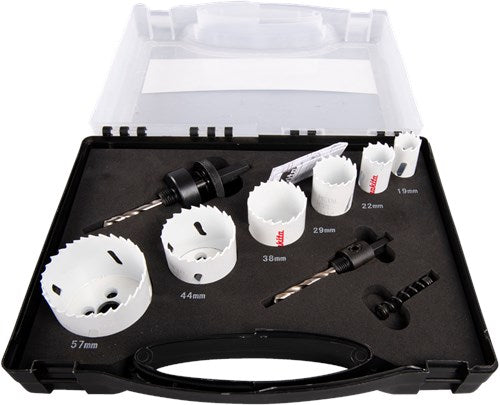 Makita accessoires makita toebehoren - 10-delige set gatenzagen d-47117