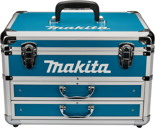 Makita accessoires koffer aluminium blauw - 823340-7 823340-7