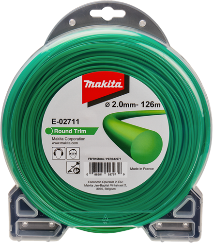 Makita accessoires maaidraad 2,0x126m rond - e-02711 - e-02711