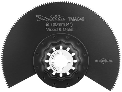Makita accessoires makita b-64808 tma046 segmentzaagblad 100mm hout staal