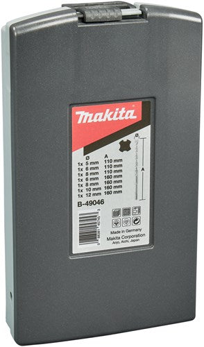 Makita accessoires p2s: sds-plus 7-delige set - b-49046