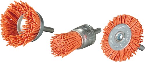 Makita accessoires borstelset nylon 3-delig - d-70742 d-70742