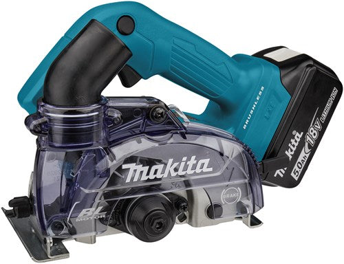 Makita dcc500rtj | diamantsnijder | droog | 125 mm | 18v | 5,0ah li-ion | set | in mbox