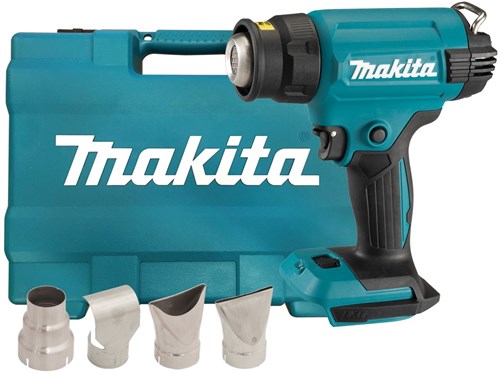 Makita dhg181zk - 18v lxt draadloze accu heteluchtpistool | zonder accu's en lader in koffer - dhg181zk