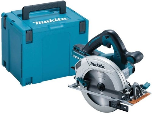 Makita accu cirkelzaag dhs710zj handcirkelzaag (blauw zwart, zonder accu en oplader)