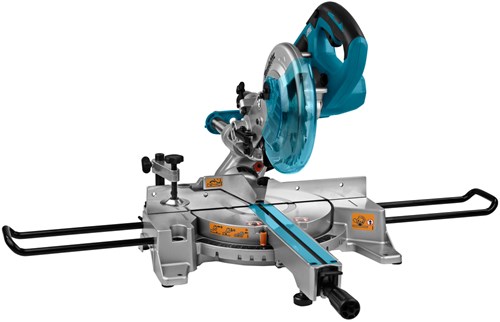 Makita dls714npt2 | 2x18 v | radiaal afkortzaag | 190 mm | set | 2x accu | duolader