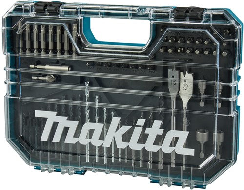 Makita accessoires e-15126 boor- schroefbitset | 75-delig | in kunststof koffer e-15126