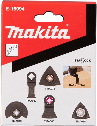 Makita accessoires renovatieset multitool 5-delig - e-16994
