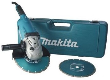 Makita ga9020rfk3 haakse slijper incl. 2 diamantzaagbladen in koffer | 230mm 2200w - ga9020rfk3