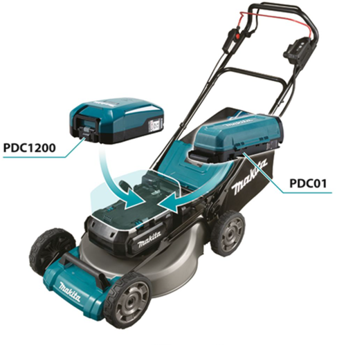 Makita lm001cz | lxt 36 v | accu grasmaaier | 53 cm | body | zonder accu's en laders