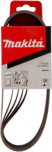Makita accessoires schuurband k100 30x533 red - p-36706