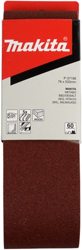 Makita accessoires schuurband k60 76x533 red - p-37188