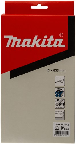 Makita accessoires schuurband blue lengte 533mm breedte 13mm korrel 100