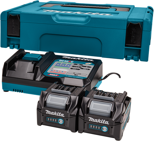 Makita startset xgt dc40rc 2xbl4025 | 40v 2,5ah - 191v27-4