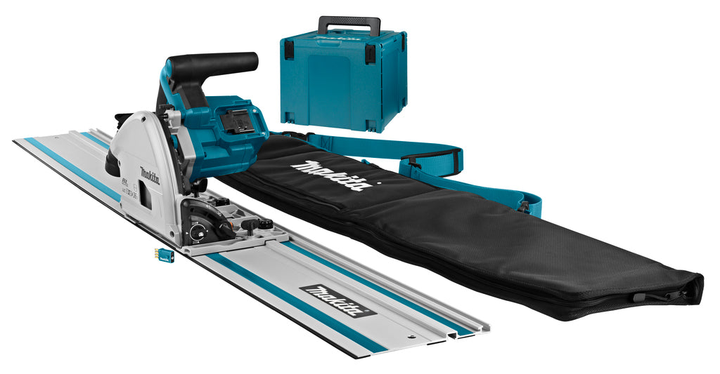 Makita dsp601zju2 - 2x18v accu invalcirkelzaag 165 mm zonder accu's en lader, in mbox met aws zender