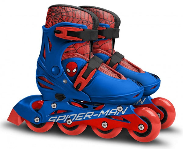 Spider-Man Inline Skates Hardboot Rood Blauw maat 30-33