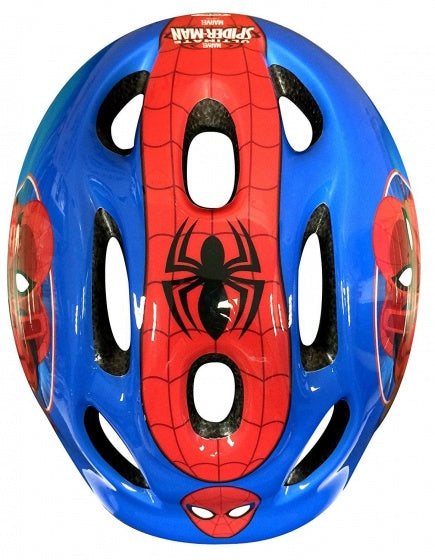 Marvel spider-man fietshelm verstelbaar blauw rood maat 52-56 cm(s)
