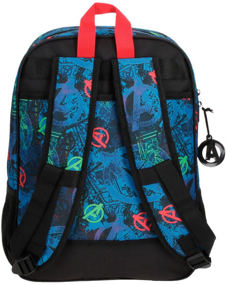 Marvel On The Warpath rugzak junior 13,7 liter donkerblauw zwart