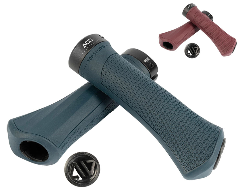 Acid hybrid tour grips | regular | dark red
