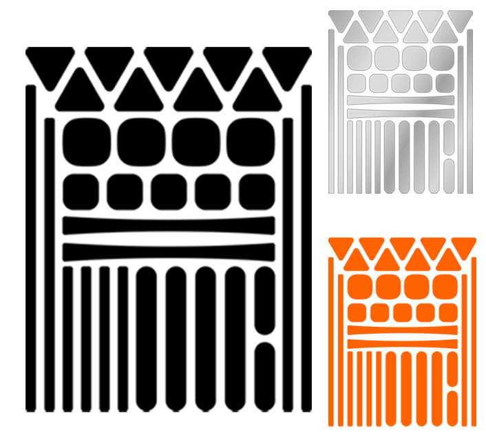 Rie:sel design re:flex anywhere - reflective stickers | silver
