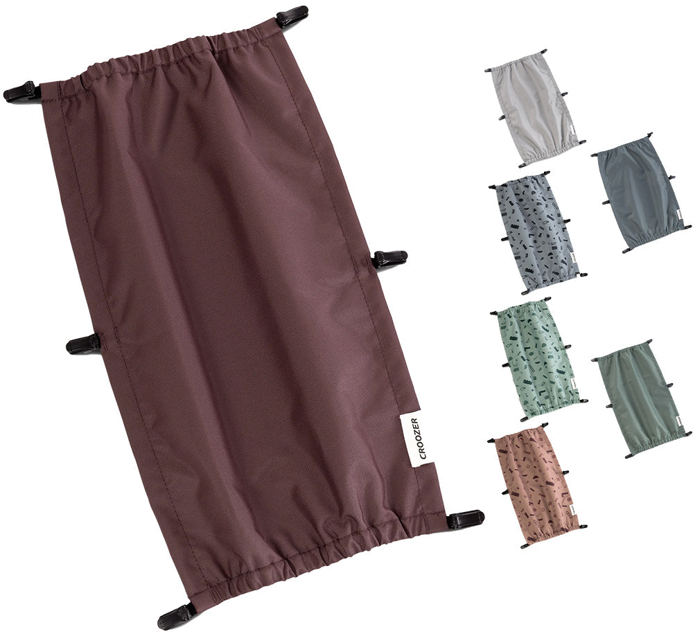 Croozer sun cover for vaaya 1 keeke 1 child trailer | stone grey